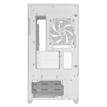 ASUS PRIME AP202 ARGB Mini Tower White PC Case
