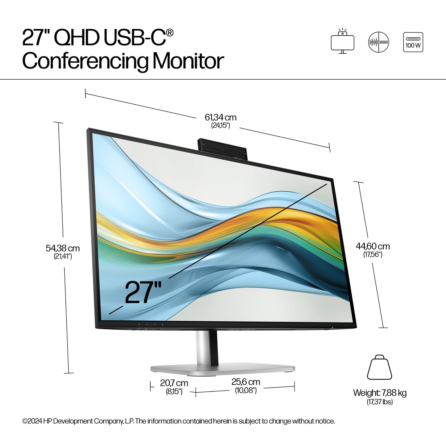 HP Series 5 Pro 527pm 27" IPS 100Hz Monitor