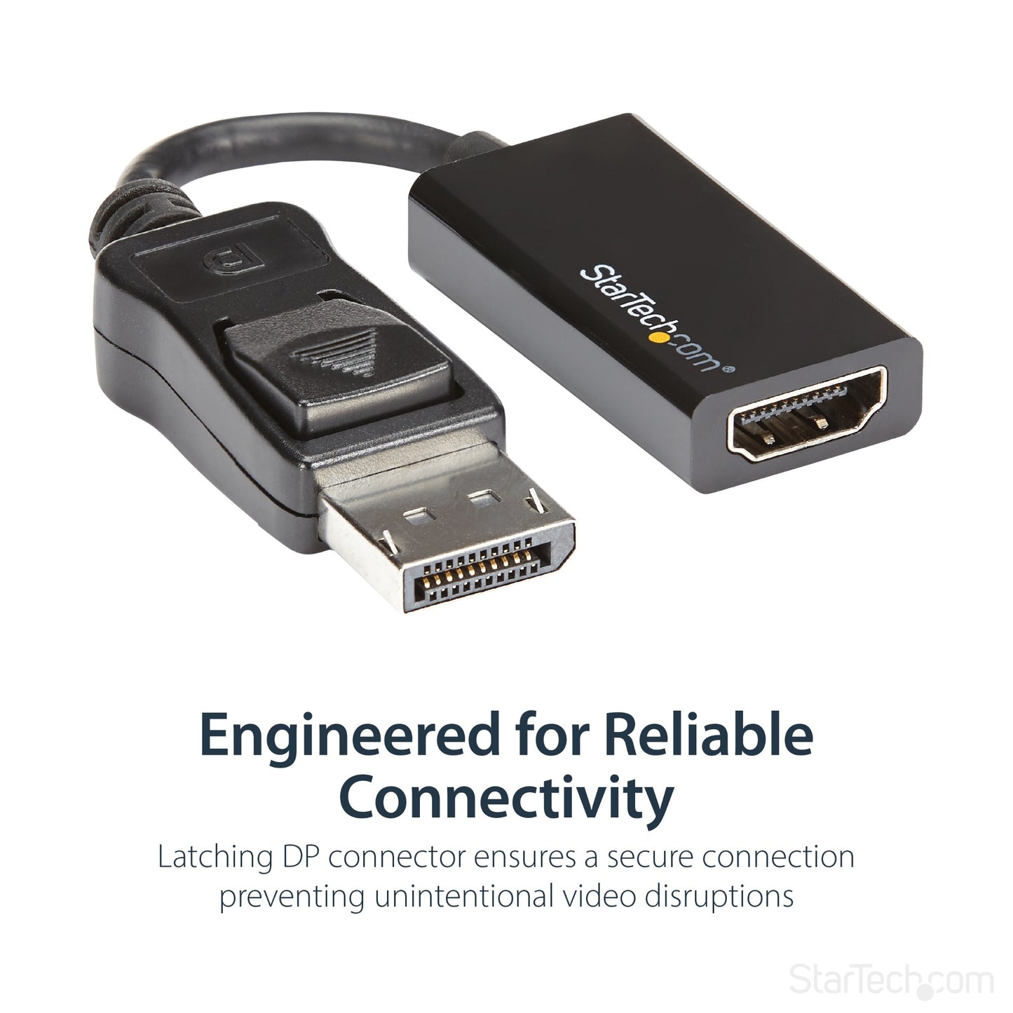 StarTech.com DisplayPort to HDMI Adapter - 4K 60Hz Active DP 1.4 to HDMI 2.0 Video Cable