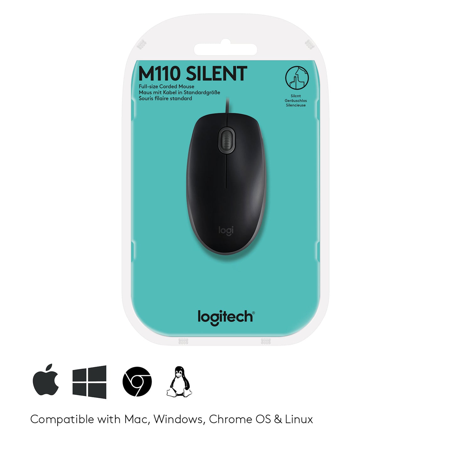 Logitech M110 Wired Mouse