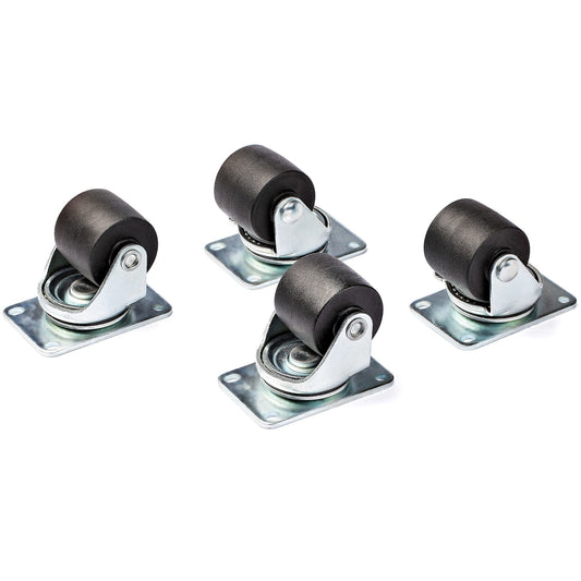 StarTech.com Heavy Duty Casters for Server Racks/Cabinets - Set of 4 Universal M6
