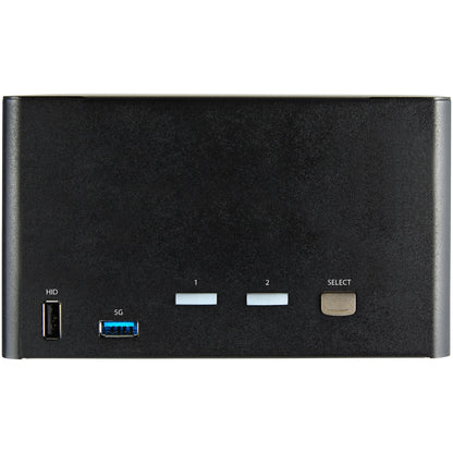 StarTech.com 2 Port Quad Monitor DisplayPort KVM Switch - 4K 60Hz UHD HDR - Desktop