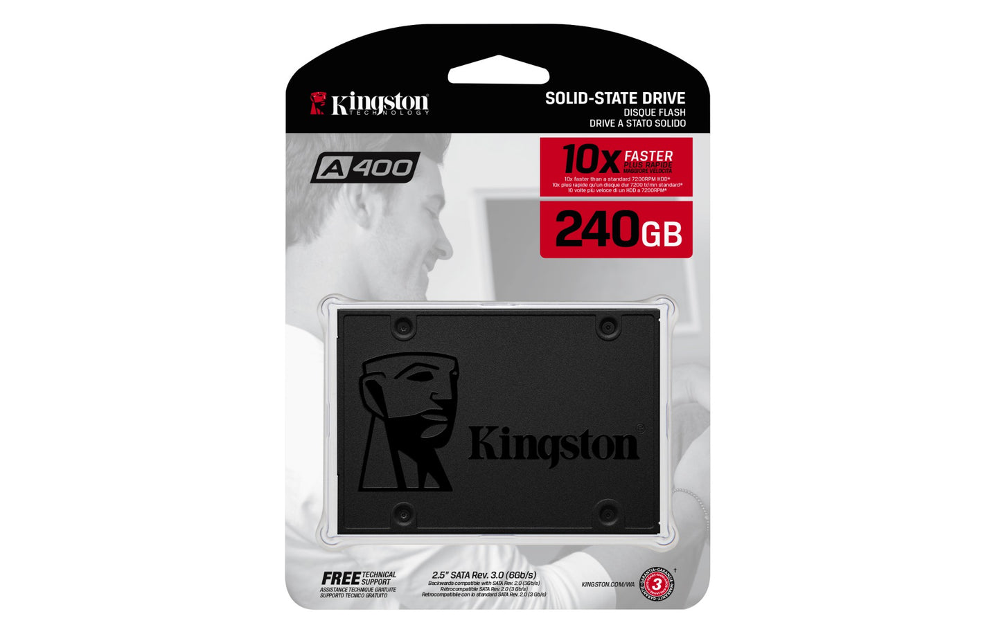 Kingston Technology SA400S37/240G 240GB 2.5" SATA SSD
