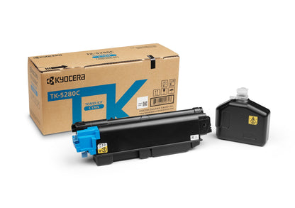 KYOCERA 1T02TWCNL0/TK-5280C Cyan Toner Cartridge (11K pages, Kyocera P 6235)