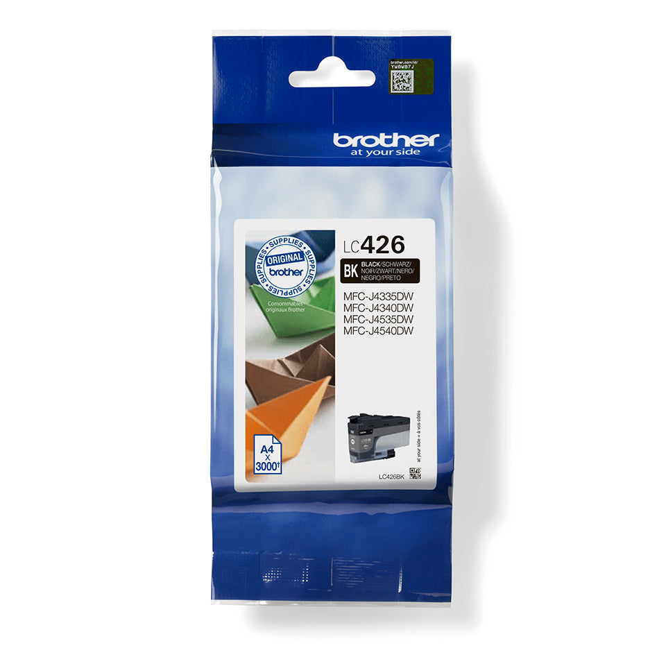 Brother LC-426BK Black Ink Cartridge (3K pages, Brother MFC-J 4335)