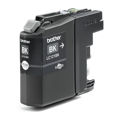 Brother LC-121BK Black Ink Cartridge (300 pages)