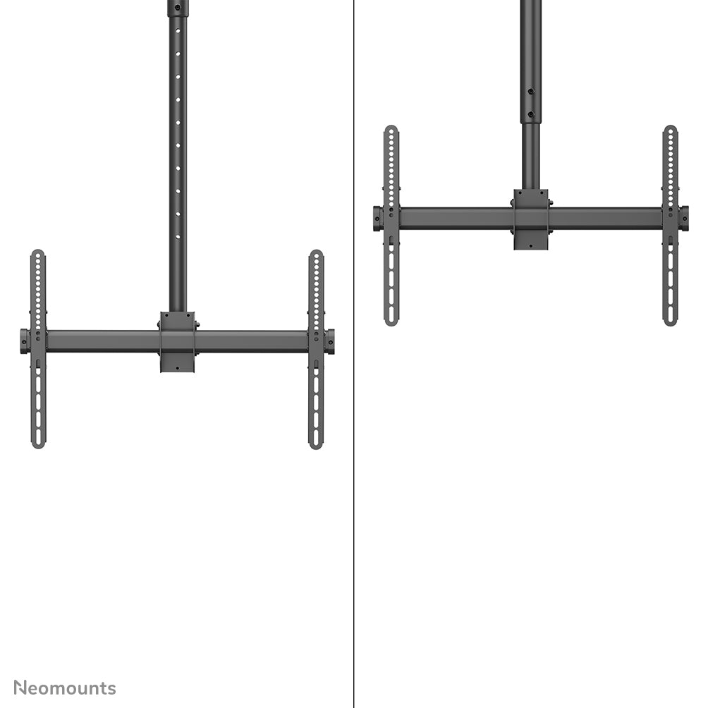 Neomounts CL35-440BL16XL Monitor/TV mount ceiling 37-70" - h 250-300 cm