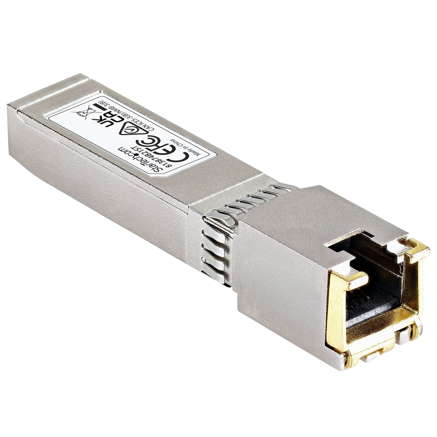 StarTech.com HPE 813874-B21 Compatible SFP+ Module - 10GBASE-T - SFP to RJ45 Cat6/Cat5e - 10GE Gigabit Ethernet SFP+ - RJ-45 30m - HPE BladeSystem, c-Class Networking