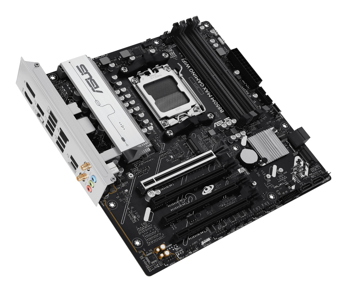 ASUS B850M MAX GAMING WIFI AMD B850 Socket AM5 micro ATX Motherboard