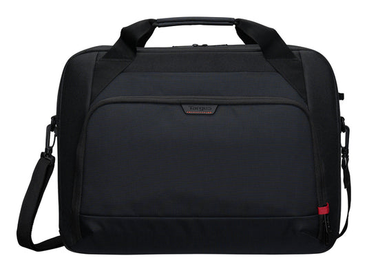 Targus EcoSmart 45.7 cm (18") Briefcase Black, Red Laptop Bag