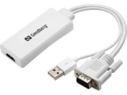 Sandberg VGA+Audio to HDMI Converter Cable
