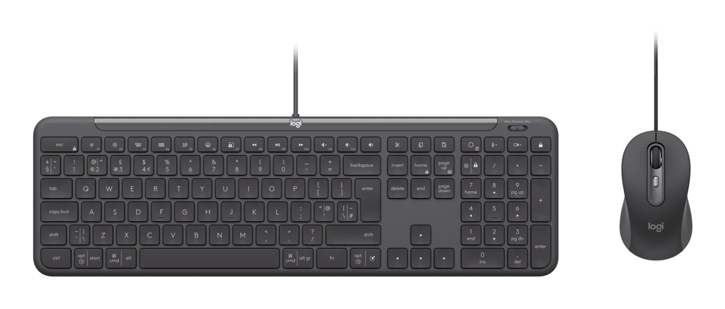 Logitech Signature MK620 Wired Keyboard & Mouse Combo UK