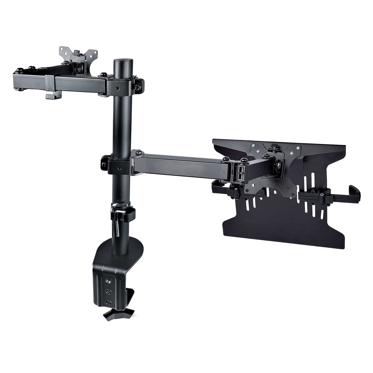 StarTech.com Monitor Arm with VESA Laptop Tray, For a Laptop (4.5kg/9.9lb) and a Mount