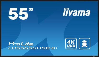 iiyama LH5565UHSB-B1 Signage Display Kiosk design 54.6" 4K UHD IPS Monitor