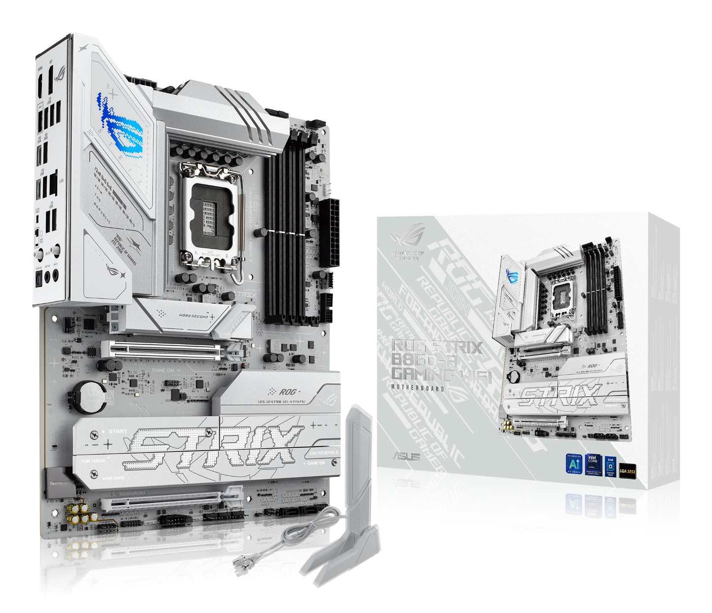 ASUS ROG STRIX B860-A GAMING WIFI Intel B860 LGA 1851 (Socket V1) ATX Motherboard