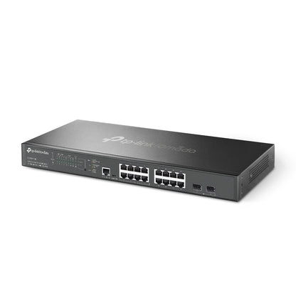 TP-LINK Omada 16-Port 2.5G and 2-Port 10GE SFP+ L2+ Switch PoE