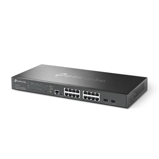 TP-LINK Omada 16-Port 2.5G and 2-Port 10GE SFP+ L2+ Switch PoE