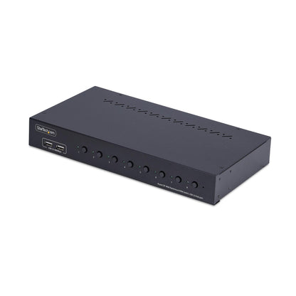 StarTech.com 8-Port DisplayPort KVM Switch with 1U Rack Mount Kit, 4K 60Hz DP 1.2