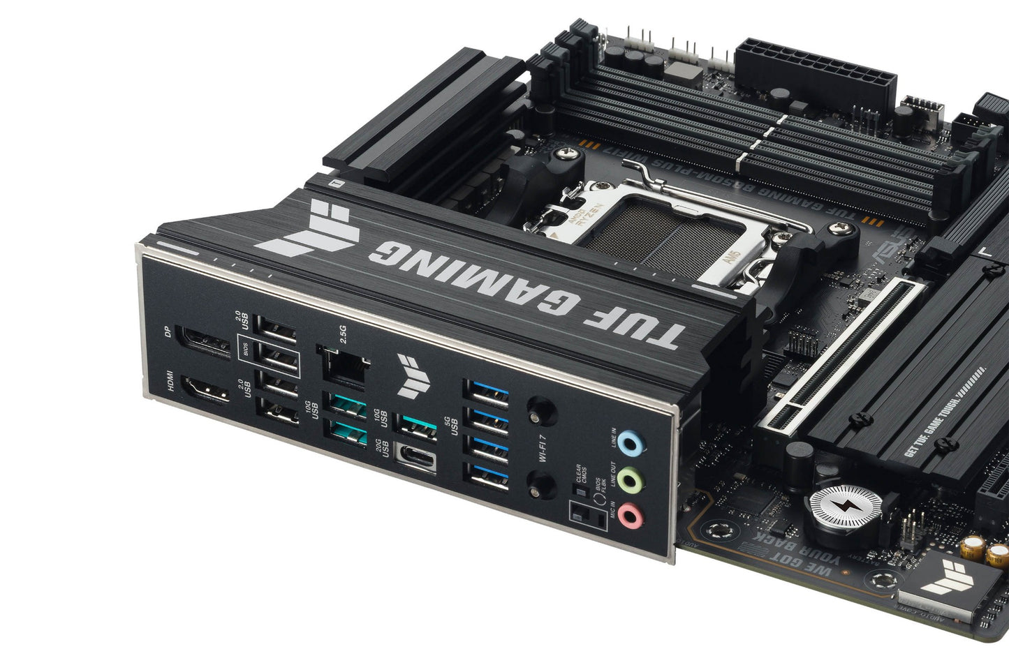ASUS TUF GAMING B850M-PLUS WIFI7 AMD B850 Socket AM5 micro ATX Motherboard