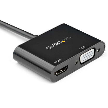 StarTech.com DisplayPort to HDMI VGA Adapter - DisplayPort 1.2 HBR2 to HDMI 2.0 (4K Cable
