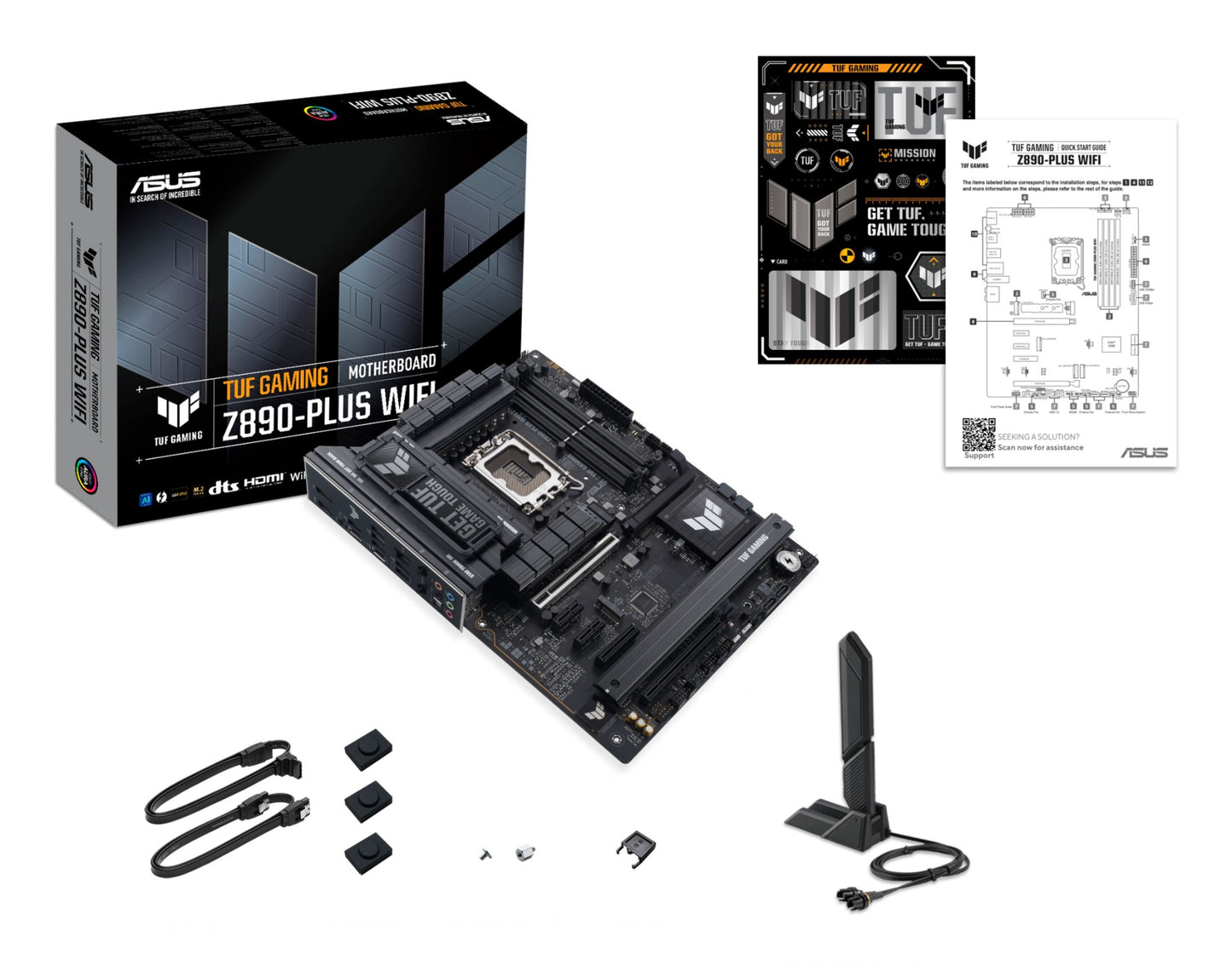 ASUS TUF GAMING Z890-PLUS WIFI Intel Z890 LGA 1851 (Socket V1) ATX Motherboard
