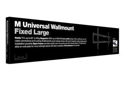 MULTIBRACKETS M Universal Wallmount Fixed Large Black