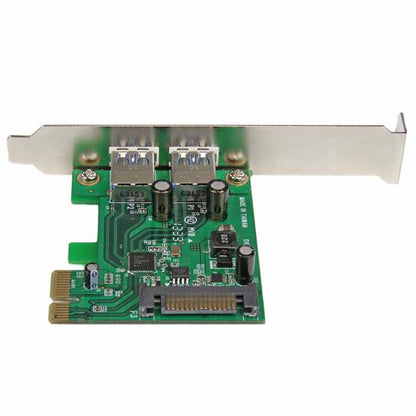 StarTech.com 2 Port PCI Express PCIe SuperSpeed (5Gbps) USB 3.0 Card Adapter with Hub (USB3S24)