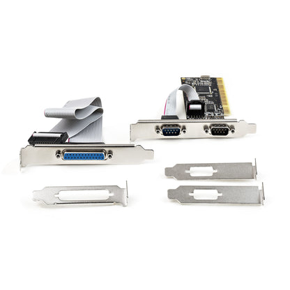 StarTech.com PCI Serial Parallel Combo Card with Dual Serial RS232 Ports (DB9) & 1x Hub