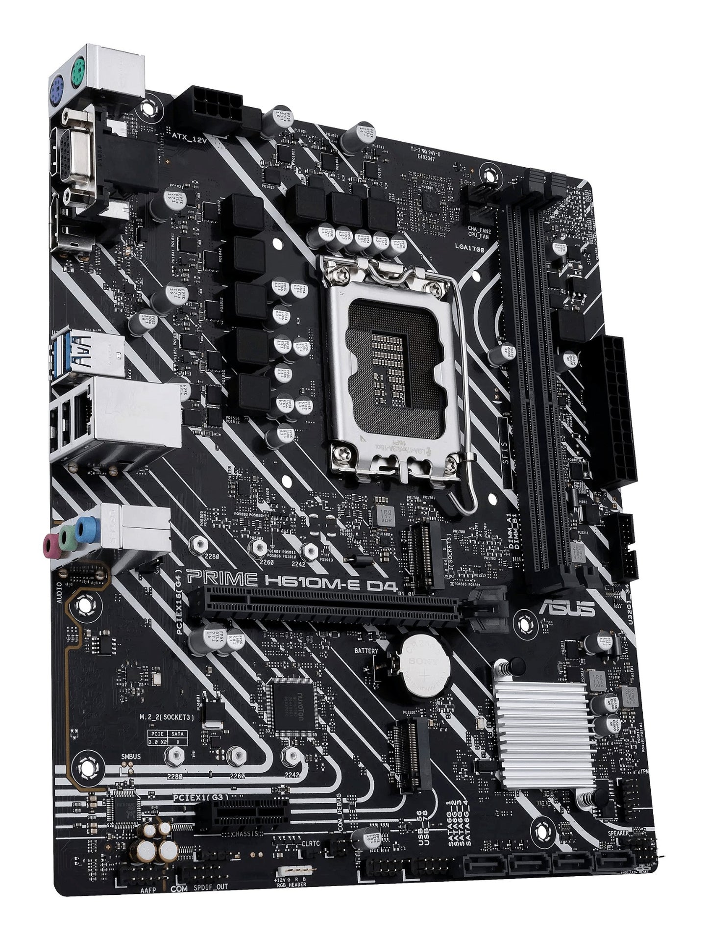 ASUS PRIME H610M-E D4-CSM Intel H610 LGA 1700 micro ATX Motherboard