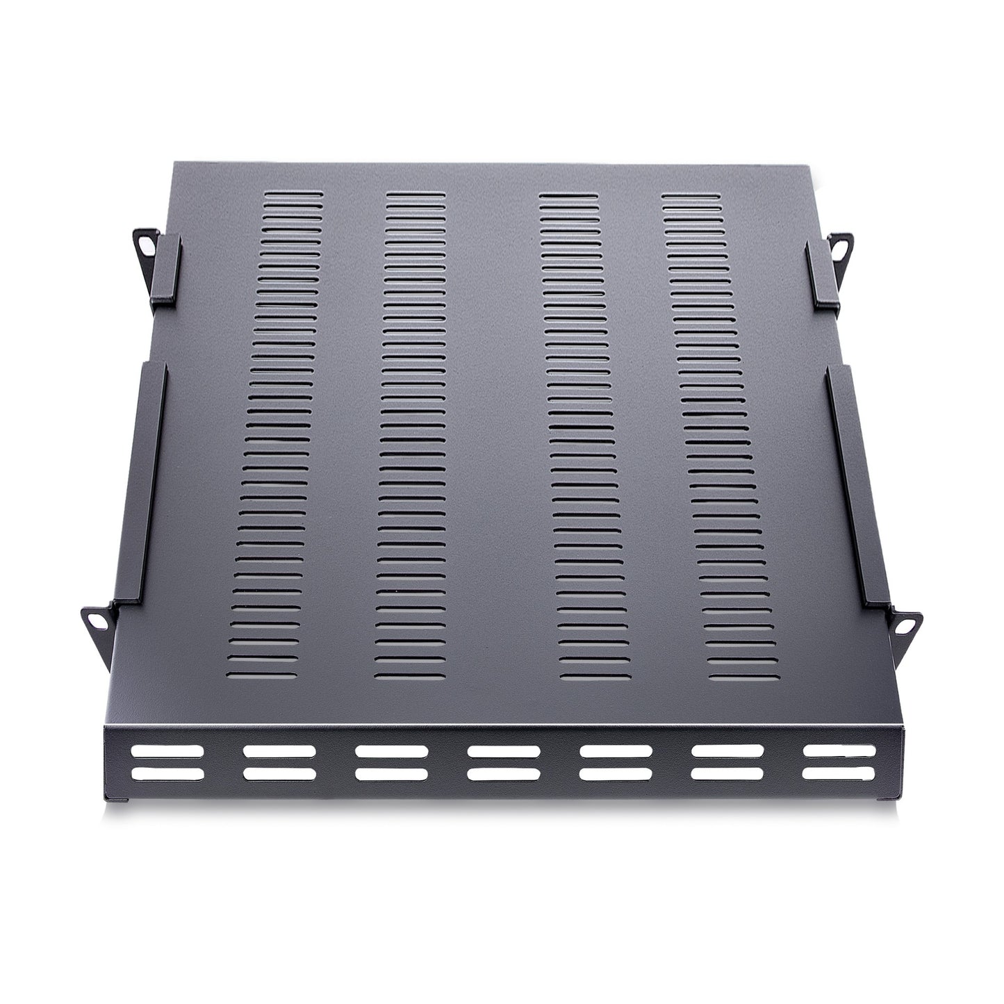 StarTech.com 1U 4-Post Adjustable Vented Server Rack Mount Shelf - 330lbs(150 kg)