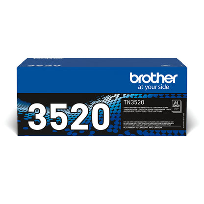 Brother TN-3520 Toner Cartridge (20K pages, Brother HL-L 6400)