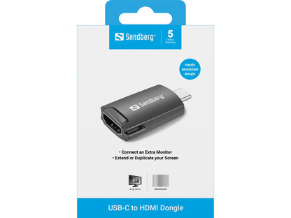 Sandberg USB-C to HDMI Dongle Hub
