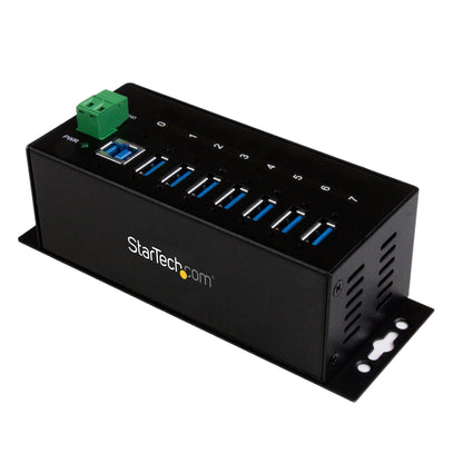 StarTech.com 7-Port USB 3.0 Hub (5Gbps) - Metal Industrial USB-A Hub with ESD