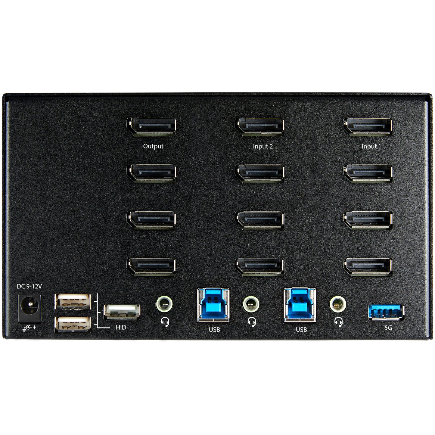 StarTech.com 2 Port Quad Monitor DisplayPort KVM Switch - 4K 60Hz UHD HDR - Desktop
