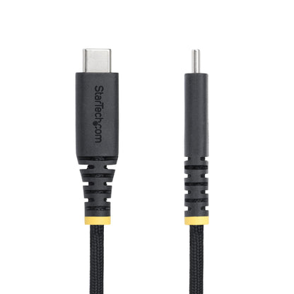 StarTech.com 10ft (3m) USB-C Charging Cable, Durable and Ultra-Flexible, Side Screw