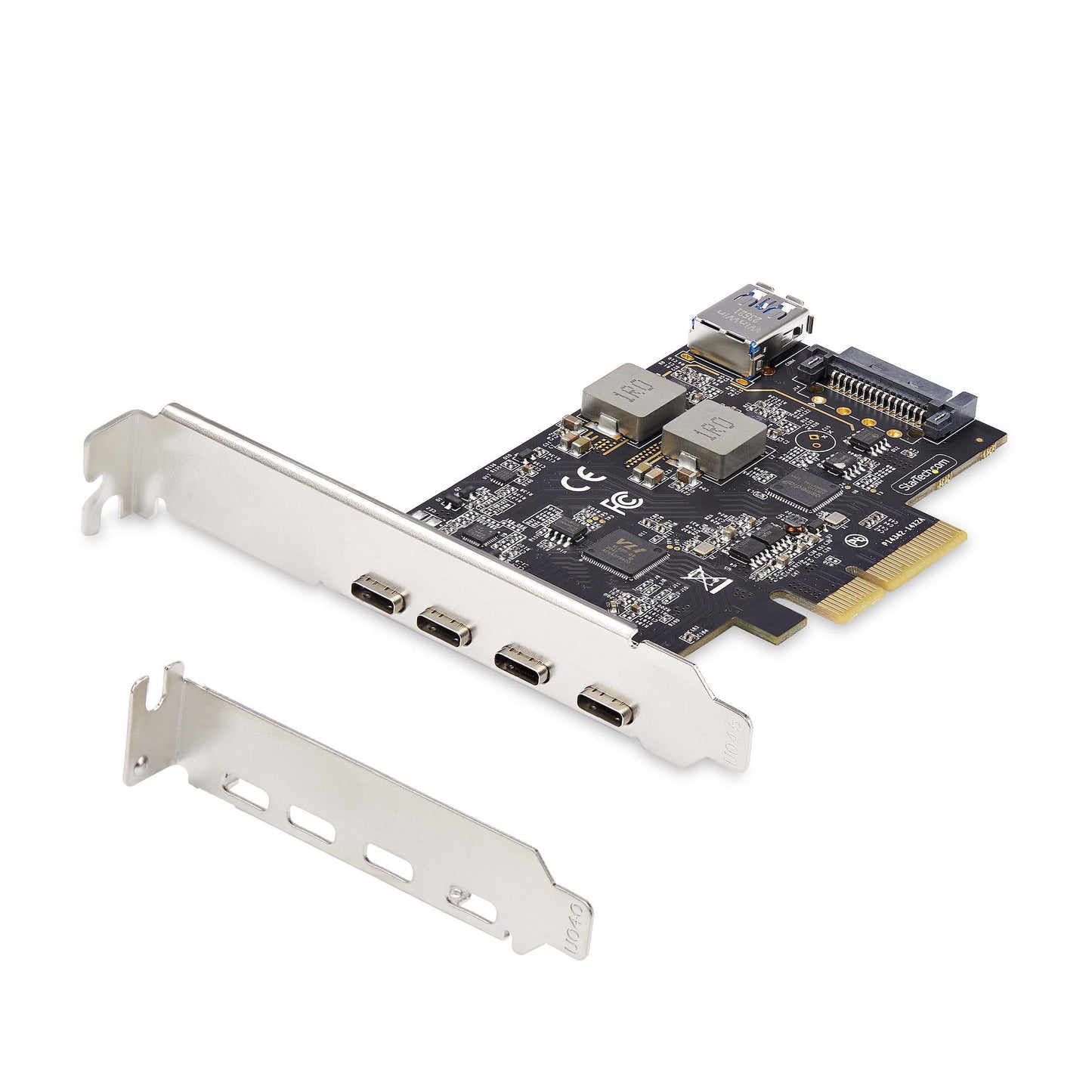 StarTech.com 5-Port USB PCIe Card, USB 3.2 10Gbps, PCI Express Card with 4x USB-C Hub