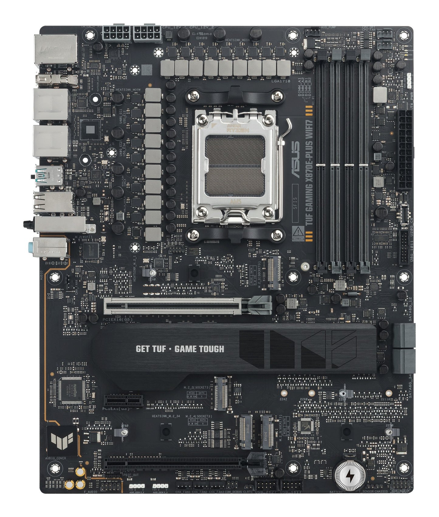 ASUS TUF GAMING X870E-PLUS WIFI7 AMD X870E Socket AM5 ATX Motherboard