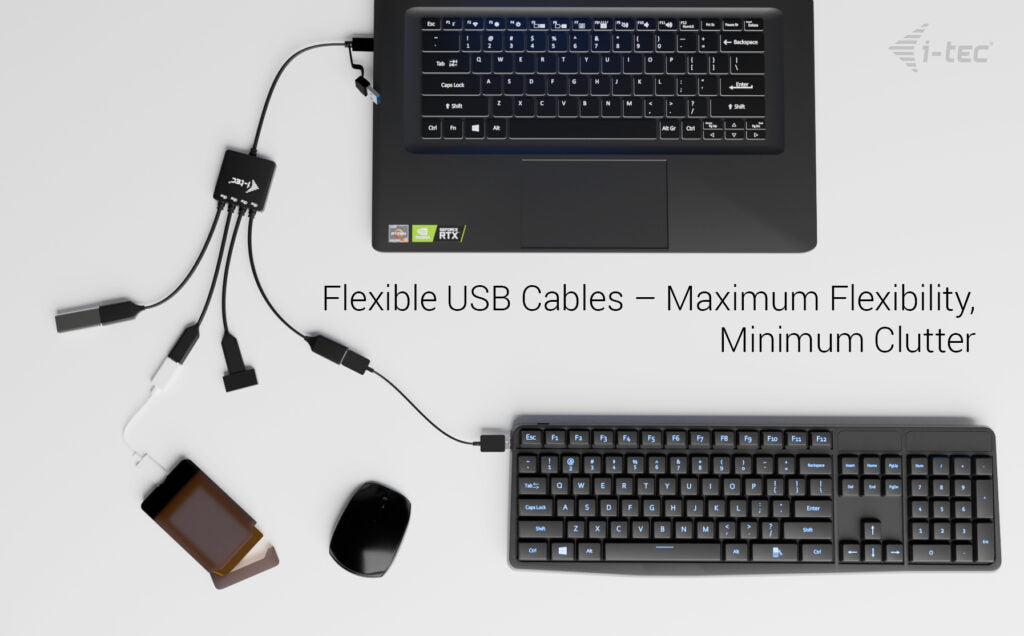 i-tec USB-C/USB-A Cable HUB 4 port