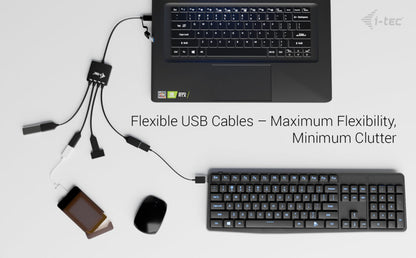 i-tec USB-C/USB-A Cable HUB 4 port