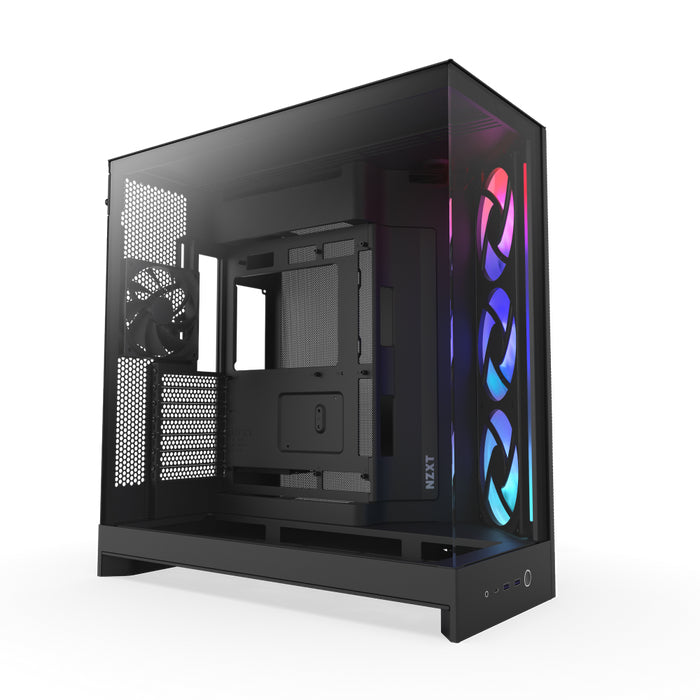 NZXT H9 Flow RGB Midi Tower Black PC Case