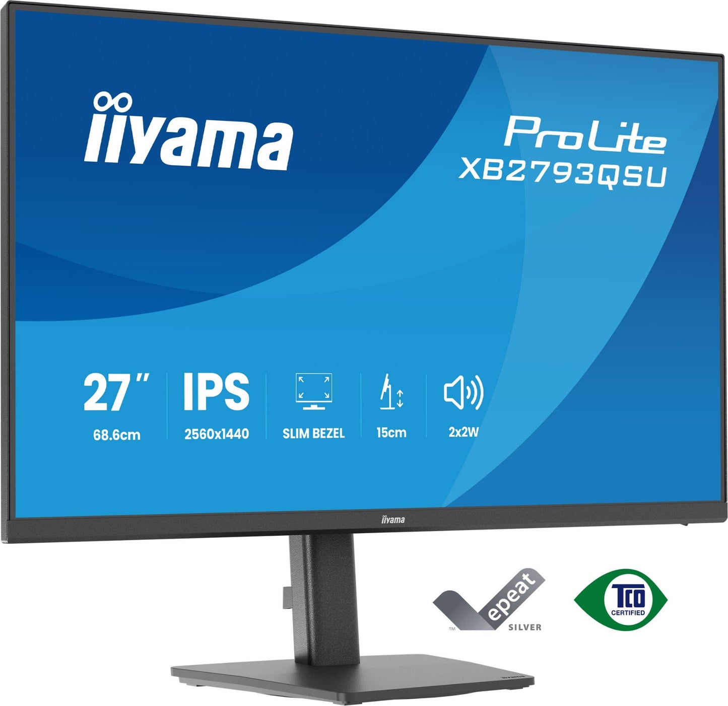 iiyama ProLite XB2793QSU-B1 27" QHD IPS Monitor