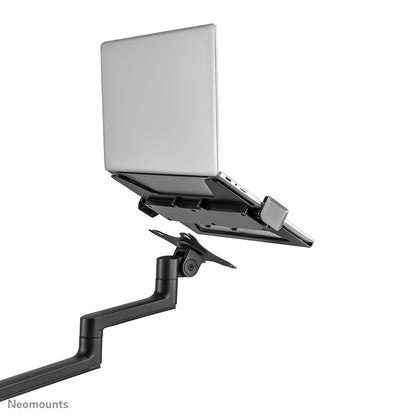 Neomounts DS20-425BL2 Monitor arm with laptop holder 17-27" - space saving