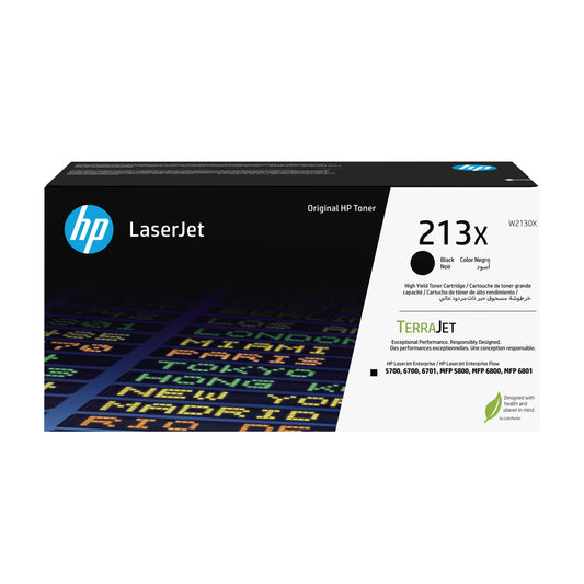 HP W2130X/213X Black Toner Cartridge (9K pages)