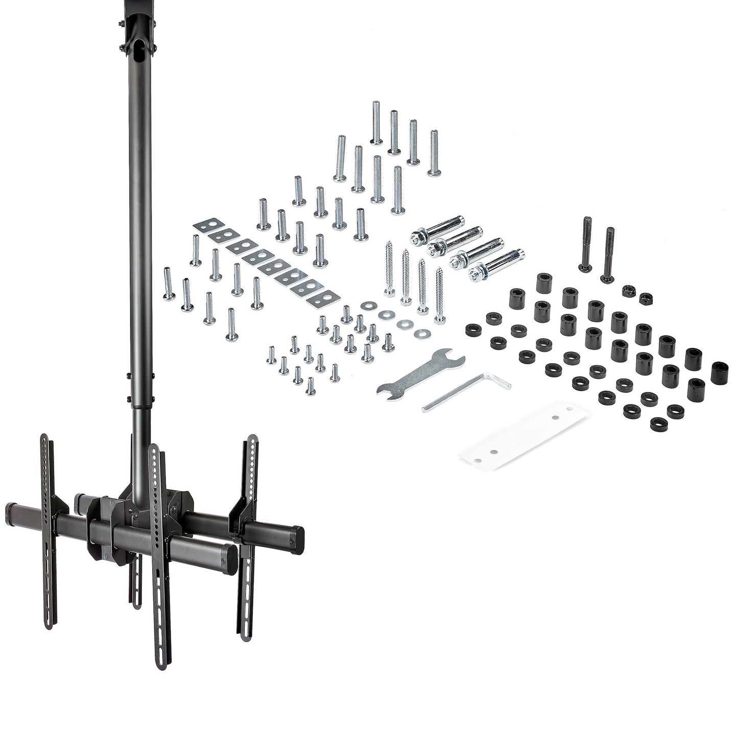 StarTech.com Dual TV Ceiling Mount - Back-to-Back Heavy Duty Hanging Dual Screen