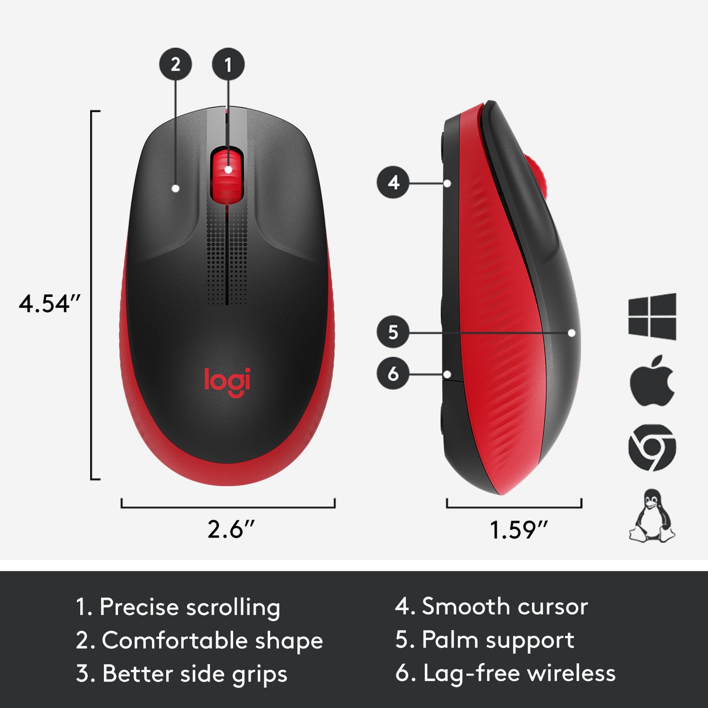Logitech M190 Wireless Mouse