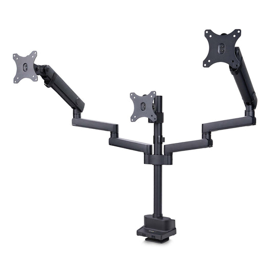 StarTech.com Desk Mount Triple Monitor Arm For Up To Three 27in Screens, VESA