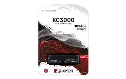 Kingston Technology SKC3000S/1024G 1TB M.2 NVMe PCIe Gen4 SSD