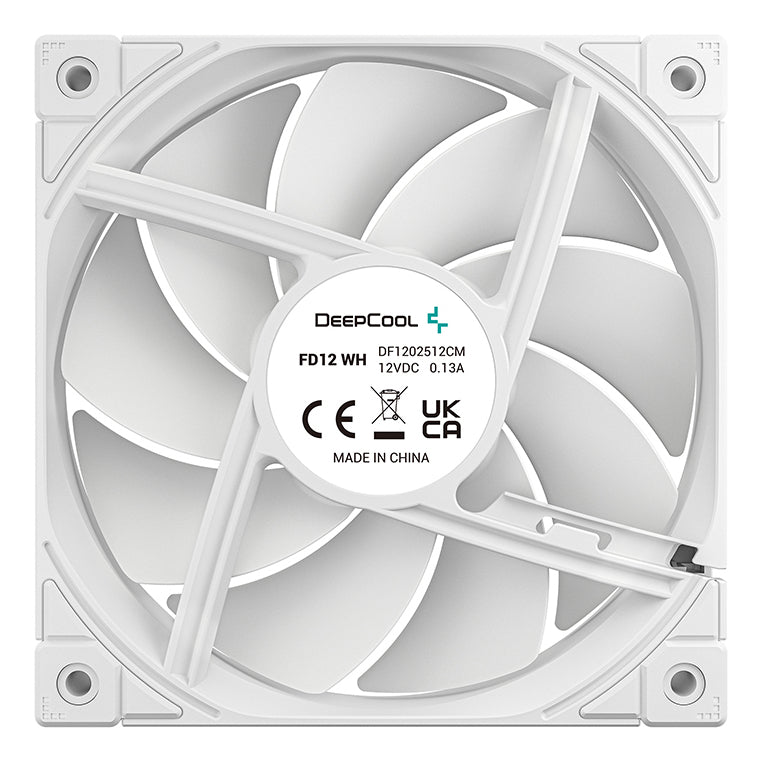 DeepCool FD12 WH-3 IN 1 Computer case Fan 12 cm White 3 pc(s) Cooling