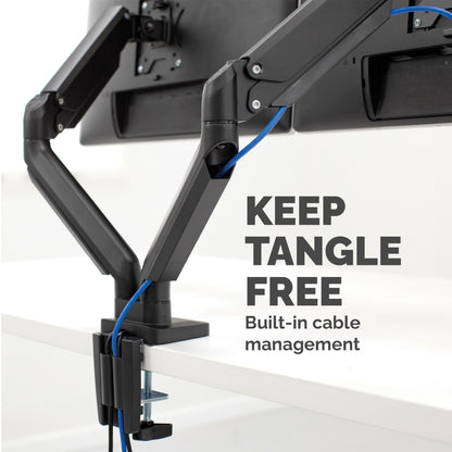 Fellowes Platinum Series Dual Monitor Arm - Monitor Mount for Two 8KG 40 Inch