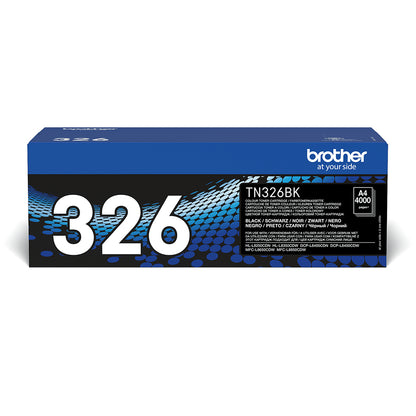 Brother TN-326BK Black Toner Cartridge (4K pages)